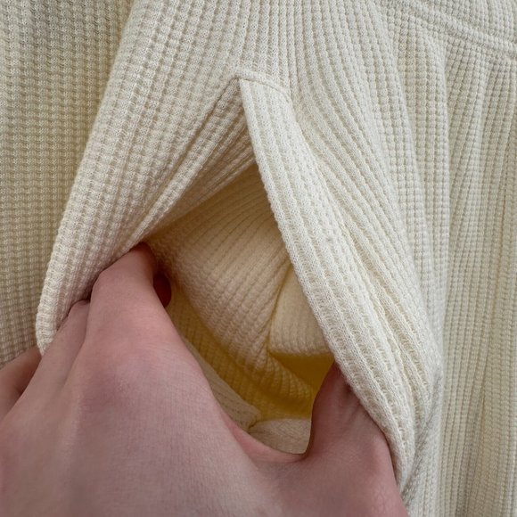 David Dobrik Clickbait Waffle Thermal Set sz M Medium NWOT Pajama Set Pants - Picture 7 of 8